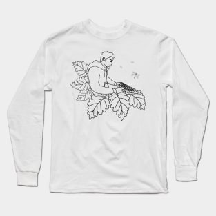 working in a natural setting Long Sleeve T-Shirt